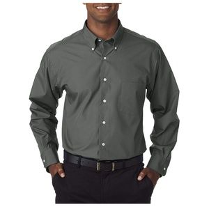 Mens VanHeusen long sleeve silky poplin